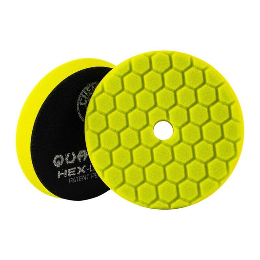 Chemical Guys BUFX111HEX5 Hex-Logic Quantum Heavy Cutting Pad - Yellow - 5.5in
