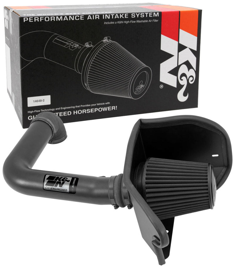 K&N Engineering 71-2556 K&N 04-08 Ford F150 V8-5.4L/04-07 Ford Lobo 5.4L V8 Blackhawk Perf Intake Kit