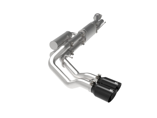 aFe 49-43117-b Rebel Series 3in 409 SS Cat-Back Exhaust w/ Black Tips 17-20 Ford F-250/F350 V8 6.2L/7.3L