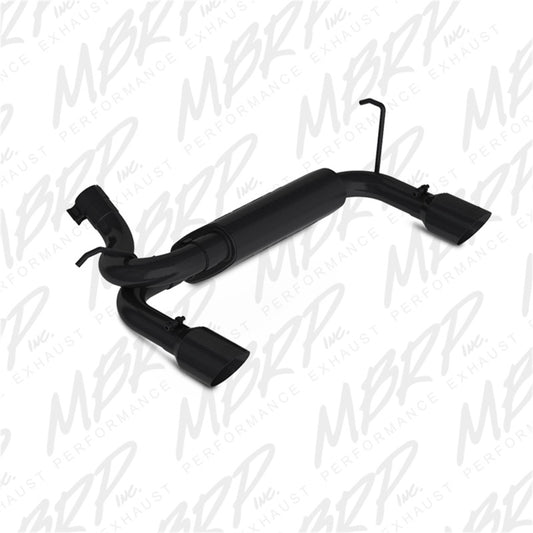 MBRP S5528BLK 07-14 Jeep Wrangler/Rubicon 3.6L/3.8L V6 Axle-Back Dual Rear Exit Black Performance Exhuast Sys