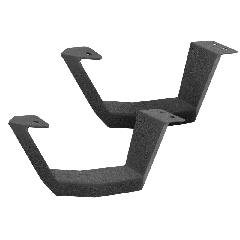 Go Rhino 6944368720T 2022 Toyota Tundra CrwMx Kit w/RB20 Running Board + Brkts + 4 RB20 Drop Steps - Bedlnr Coat