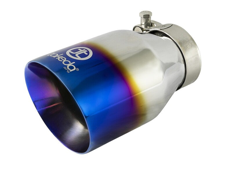 aFe 49-37018-L Takeda 2-1/2in to 3in SS-304 Cat-Back Exhaust w/ Blue Flame Tips 13-17 Hyundai Veloster L4-1.6L