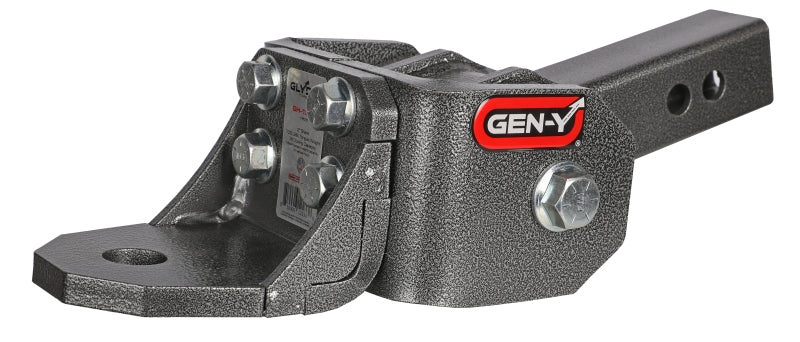 GEN-Y Hitch GH-12001 Gen-Y Glyder Torsion-Flex 2in Shank 2in Drop 7K Hitch w/Ball Platform/1in Diameter Mounting Hole