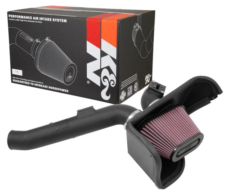 K&N Engineering 57-3093 K&N 16-17 Cadillac ATS-V 3.6L V6 Twin Turbo Performance Intake Kit