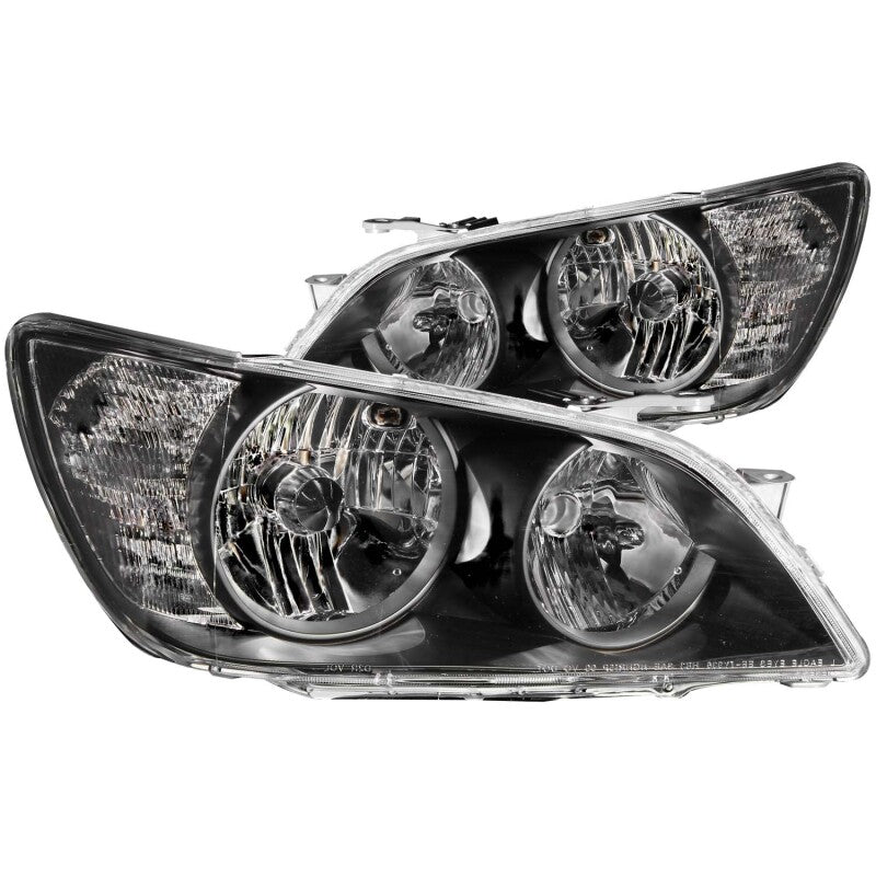 ANZO 121210 01-05 Lexus IS300 Crystal Headlights Black