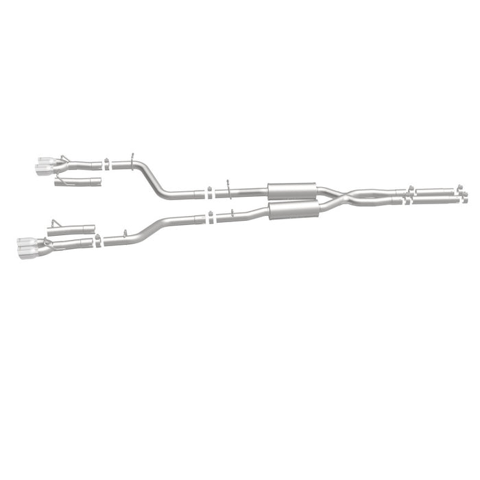 Magnaflow 19217 MagnaFlow Cat-Back, SS, 2.5in, Quad Split Rear 3.5in Tip 2015 Dodge Challenger 3.6L V6