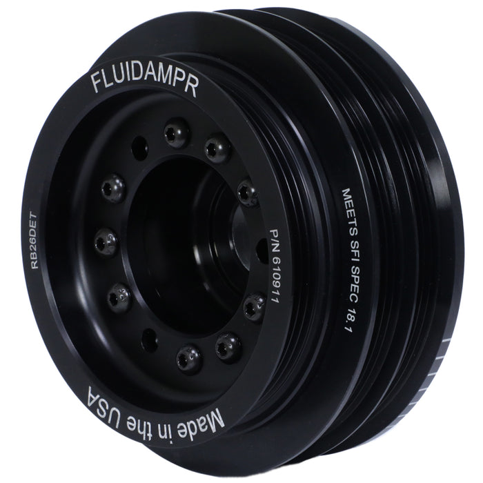 Fluidampr 610911 Nissan RB26DET Phase-2 BCNR33 GT-R / BNR-34 GT-R Steel Internally Balanced Damper