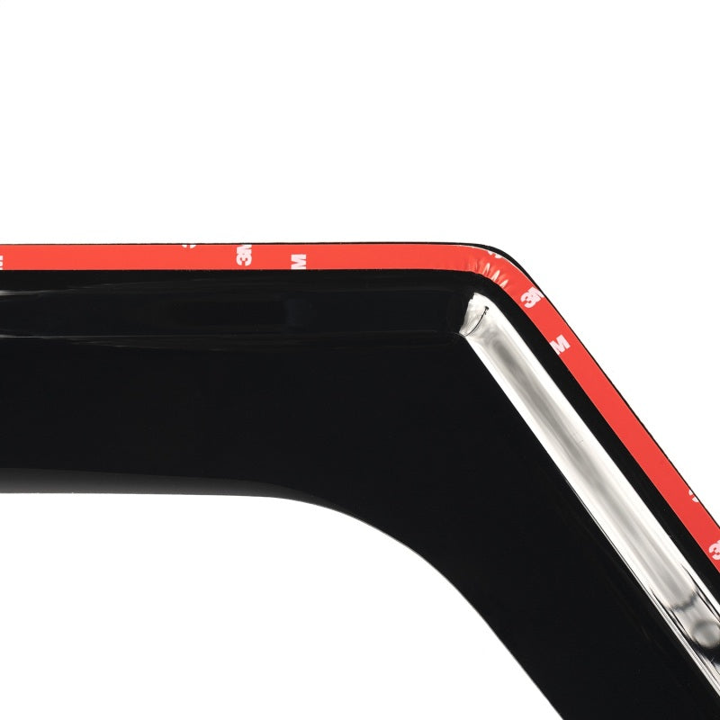 Rugged Ridge 11349.17 Window Visors Matte Black 18-20 Jeep Wrangler JLU/JT