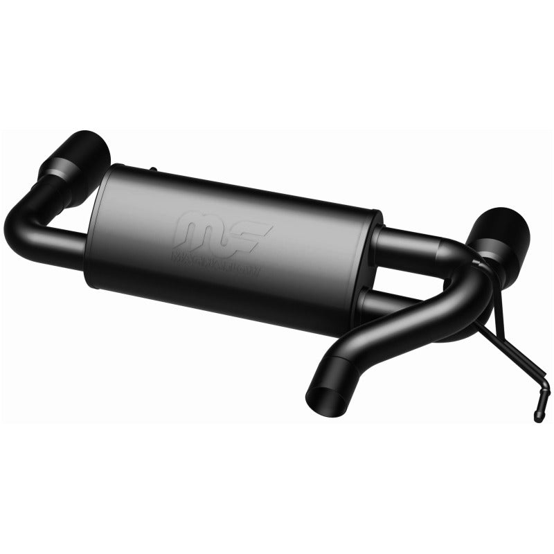 Magnaflow 19555 MagnaFlow 2021 Ford Bronco 2.3L I-4 Axle-Back Exhaust w/ Dual Split Rear Style Exit- Black Tips