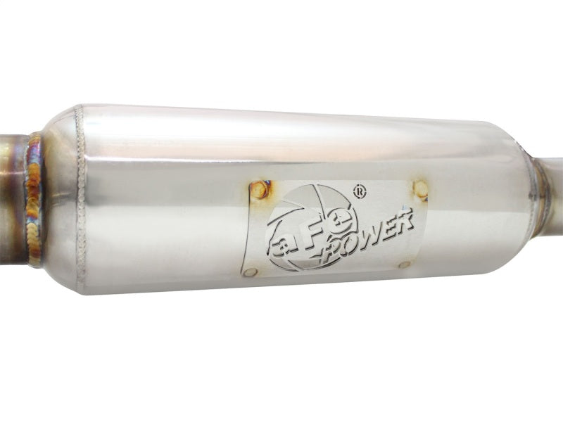 aFe 49-36025-B Takeda 11-16 Scion TC 2.5L 2 1/4-2 1/2in Stainless Steel Axle-Back Exhaust w/Black Tip