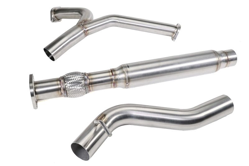 Perrin Performance PSP-EXT-340BR PERRIN 22-25 Subaru WRX Stainless Steel Midpipe w/Resonator 3in. (Fits OEM/Aftermarket Mufflers)