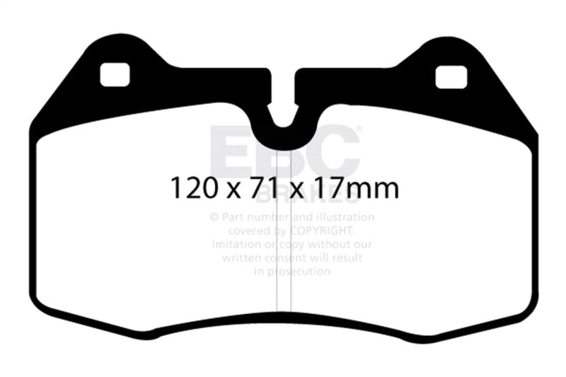 EBC DP41032R 94-99 BMW M5 3.8 (E34) Yellowstuff Front Brake Pads