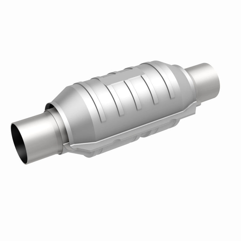 Magnaflow 99209HM MagnaFlow Conv Univ 3in Inlet/Outlet Center/Center Round 9in Body L x 5.125in W x 13in Overall L