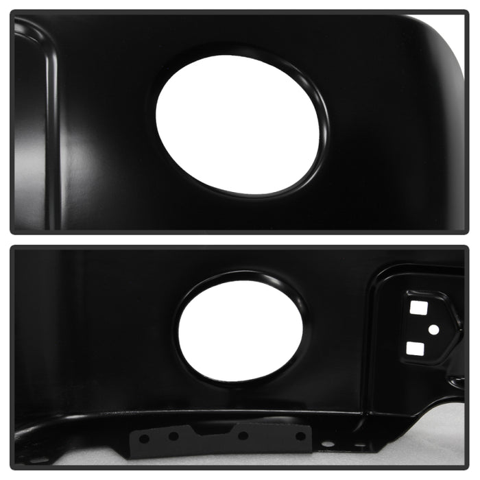SPYDER 9948459 Spyder Ford F150 09-14 w/Fog Light Hole Front Bumper - Black (OEM # 9L3Z17757DPTM)