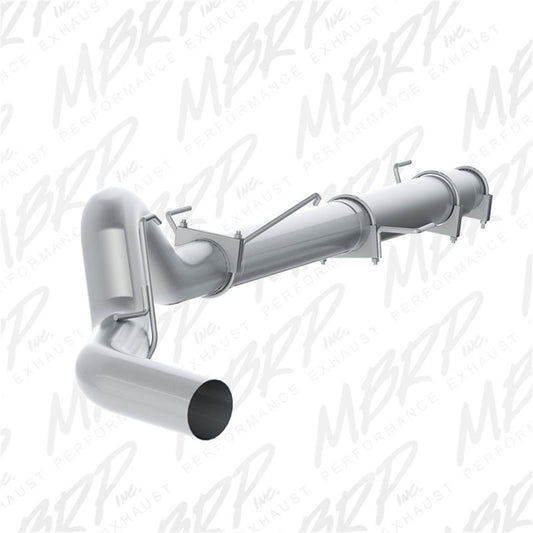 MBRP S61180PLM 2500/3500 Cummins 600/610 5in Cat Back Single Side Exit No Muffler AL