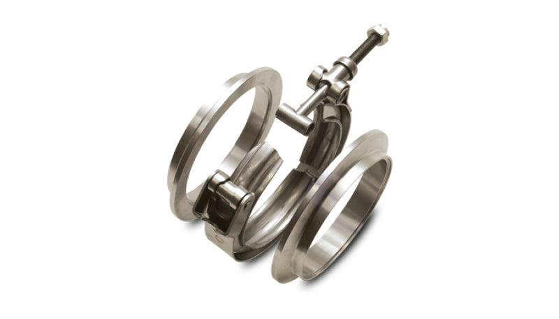 Vibrant 12490 Titanium V-Band Flange Assembly for 2.5in OD Tubing