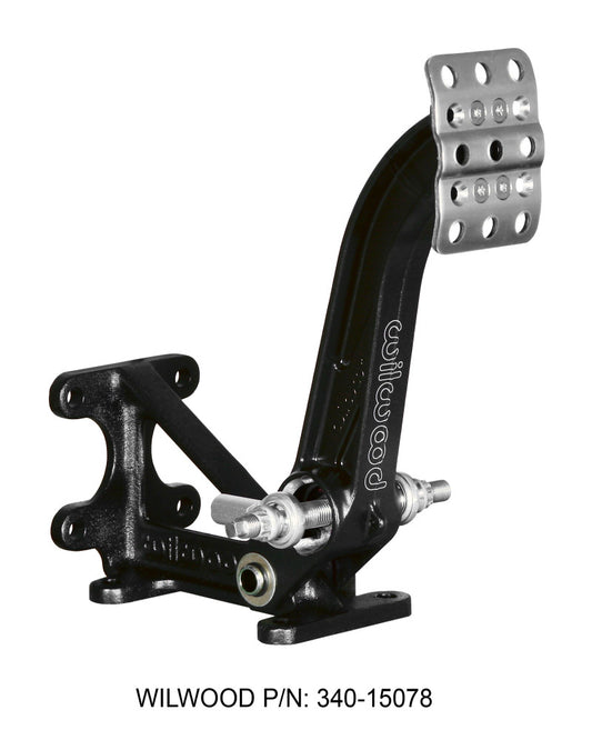 Wilwood WIL340-15078 Brake Pedal Floor Mount Dual Master Cyl Tru-Bar