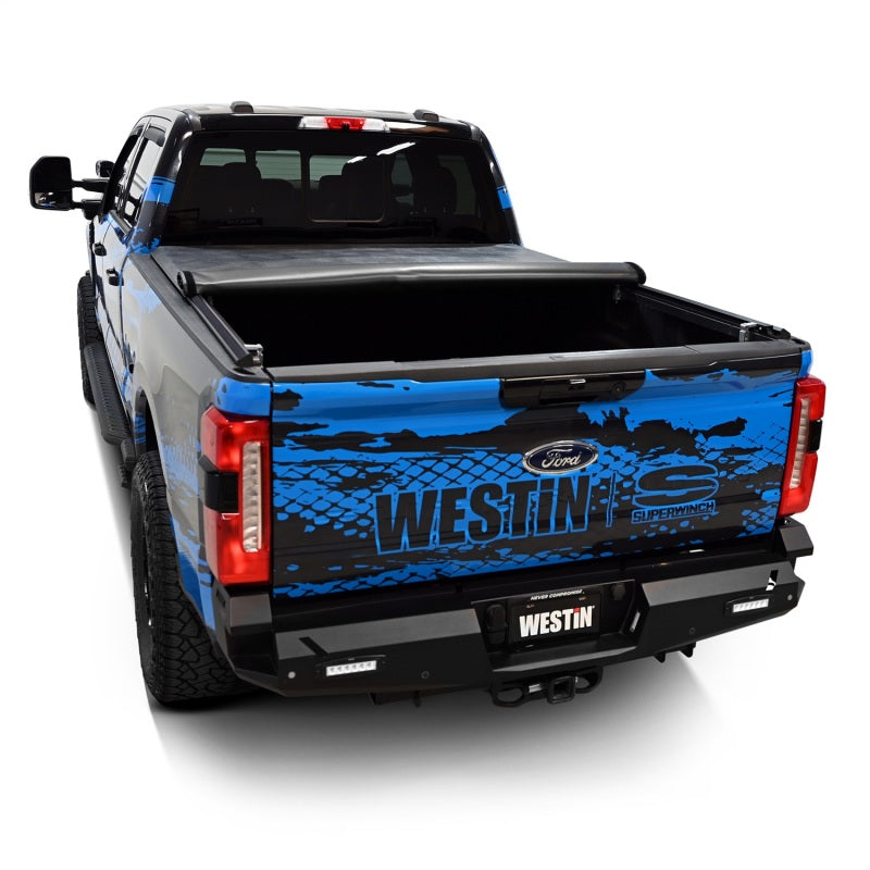 Westin 19-11005 17-24 Ford F-250/350 Super Duty 6.75ft. Bed Soft Roll Tonneau Cover - Black