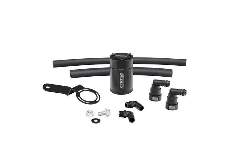 CORSA Performance CC0014 Corsa Performance 2015-2017 Ford Mustang 3 oz. Aluminum Oil Catch Can W/ Mounting Bracket