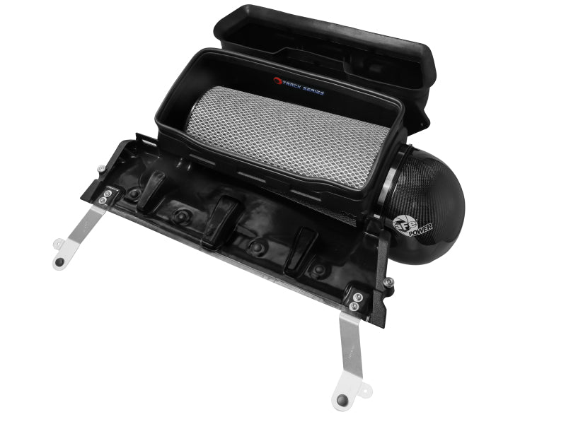 aFe 57-10022D 21-23 RAM 1500 TRX Track Series Carbon Fiber Cold Air Intake System w/ Pro DRY S