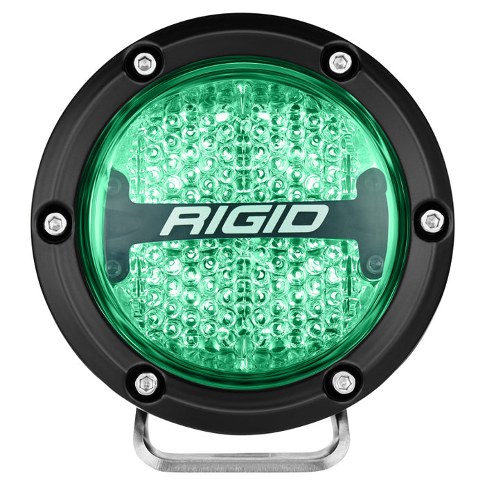 Rigid Industries 36400 360-Series 4in LED Off-Road Diffused Beam - RGBW Backlight (Pair)