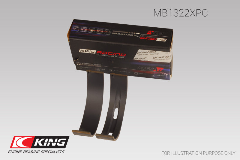 King Engine Bearings MB1322XPC0.25 King VW V8/V10 R8/RS6/Huracan (Size 0.25) pMaxKote Coated Main Bearing Set - Size +0.25mm