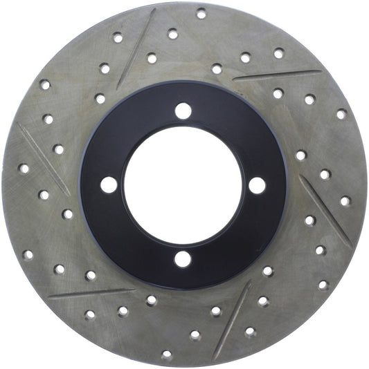 Stoptech 127.42004R StopTech Slotted & Drilled Sport Brake Rotor