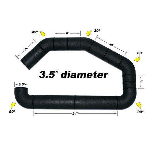 Airaid 100-350 U-Build-It - 3.5in Intake Tube