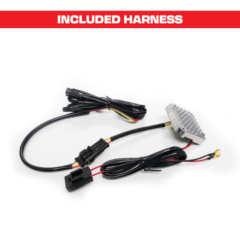 ANZO 111634 15-22 Chevy Colorado Blk Housing Full LED DRL Projector Headlight w/ Sequential Light Bar