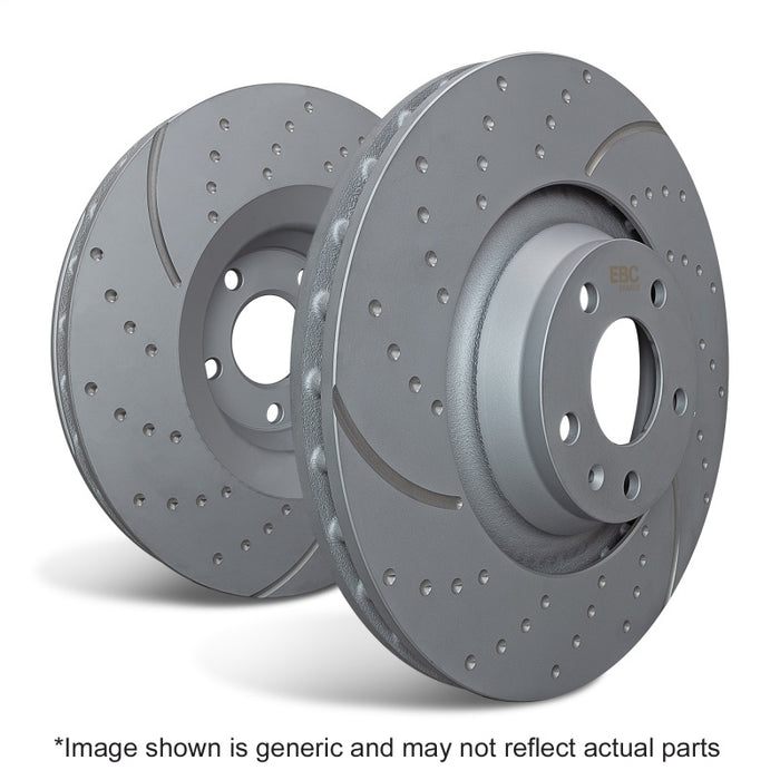 EBC GD7366 05-10 Chrysler 300C 6.1 SRT8 GD Sport Rear Rotors