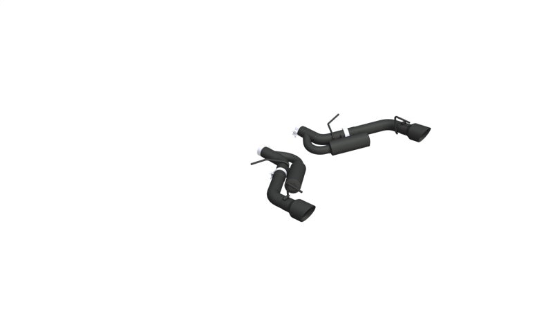 MBRP S7034BLK 16-19 Chevrolet Camaro SS Dual Rear Exit Axle Back w/ 4.5in OD Tips - BLK (Non NPP Models)