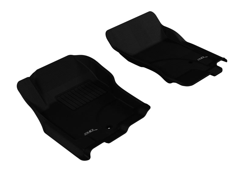 3D MAXpider L1NS06511509 2005-2015 Nissan Pathfinder/Xterra Kagu 1st Row Floormat - Black