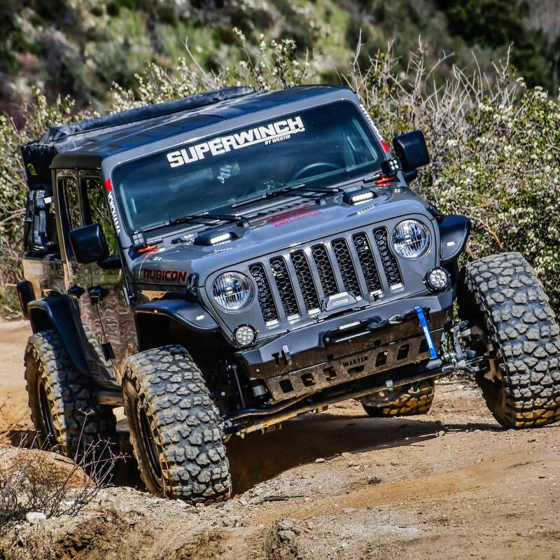 Westin 62-41115 18-20 Jeep Wrangler JL 2dr LED Hood Scoops - Textured Black