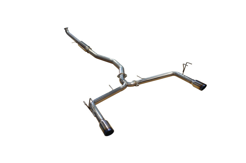 Injen SES1572TT 16-20 Honda Civic 1.5L Turbo 4Cyl (Sedan) 63mm SS Cat-Back Exhaust w/ Dual Burnt Titanium Tips