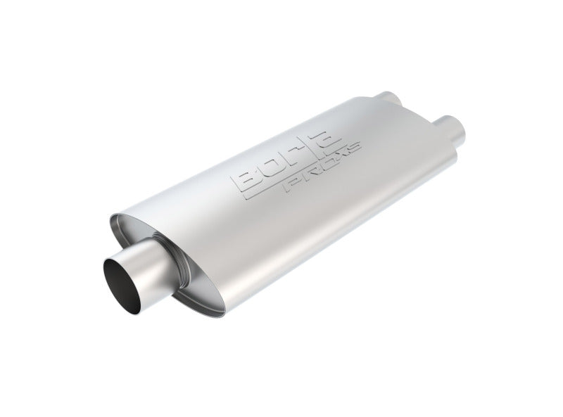 Borla 40670 3in Inlet/Dual 2.25in Outlet Center/Dual Oval ProXS Muffler