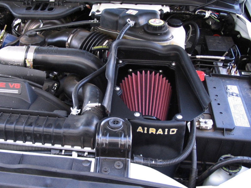 Airaid 400-131-1 03-07 Ford Power Stroke 6.0L Diesel MXP Intake System w/o Tube (Oiled / Red Media)