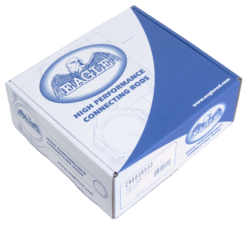 Eagle EAGCRS63853D BBC 4340 Forged H-Beam Rods 6.385