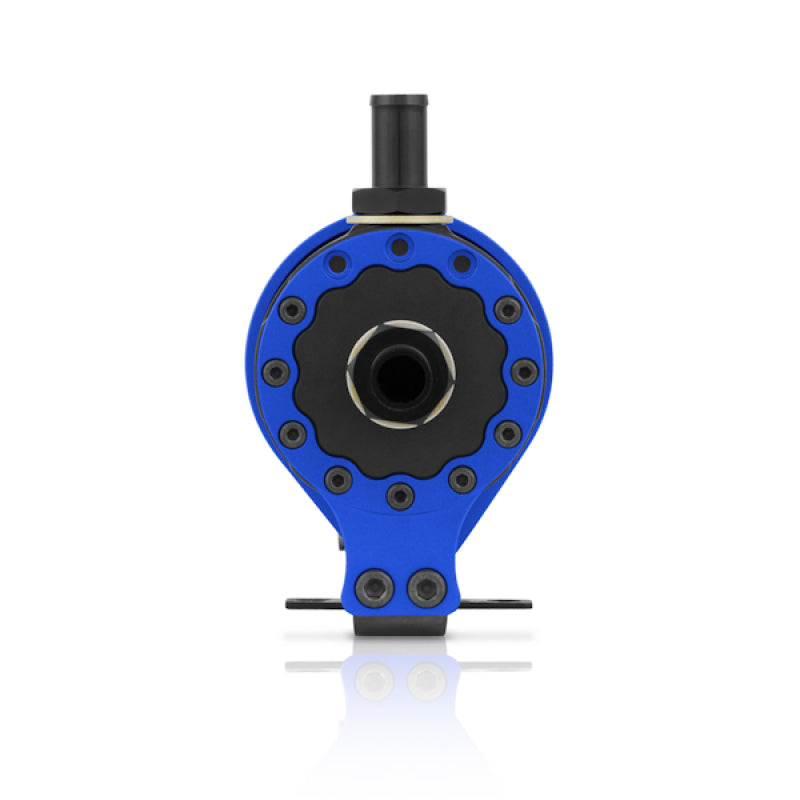 Mishimoto MMBCC-UNI-BL Universal Baffled Oil Catch Can - Blue