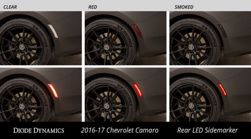 Diode Dynamics DD5063 16-21 Chevrolet Camaro LED Sidemarkers Smoked (set)