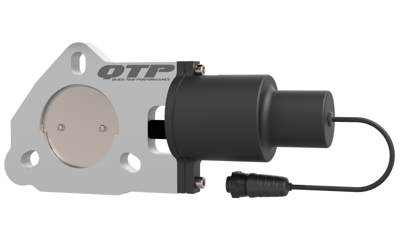 QTP QTEC25 2.5in Bolt-On QTEC Electric Cutout Valve - Single