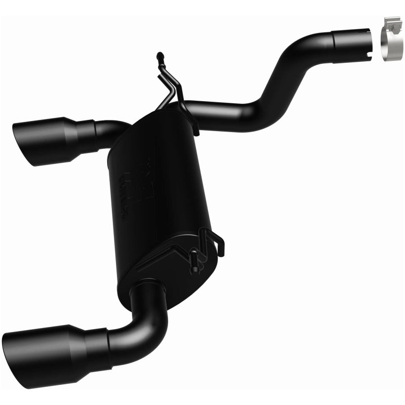 Magnaflow 19388 MagnaFlow 2018+ Jeep Wrangler 3.6L Dual Black Tip Axle-Back Exhaust