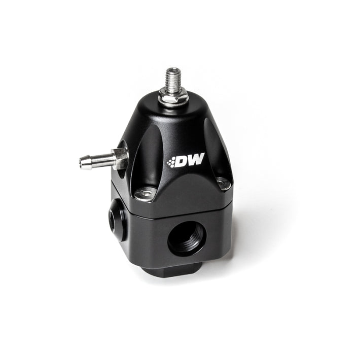 DeatschWerks 6-1002-FRB DWR1000c Adjustable Fuel Pressure Regulator Dual 6AN Inlet and 6AN Outlet - Black