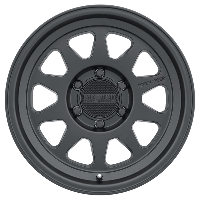 Method Wheels MR31678562500 Method MR316 17x8.5 0mm Offset 6x120 67mm CB Matte Black Wheel