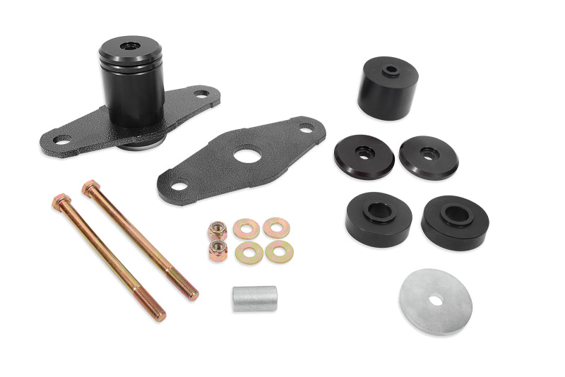 BMR Suspension MM111 BMR 11-18 Dodge Challenger Motor Mount Solid Bushing Upgrade Kit - Black Anodized