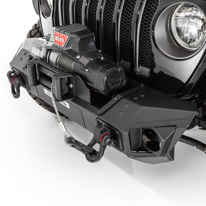 Go Rhino 230111T 07-20 Jeep Wrangler JL/JLU/JK/JKU/Gladiator JT Trailline Front Stubby Bumper