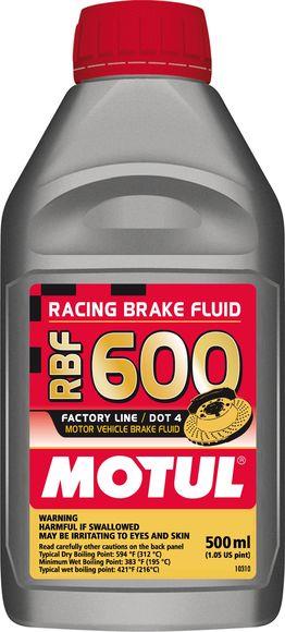 Motul 100949 1/2L Brake Fluid RBF 600 - Racing DOT 4