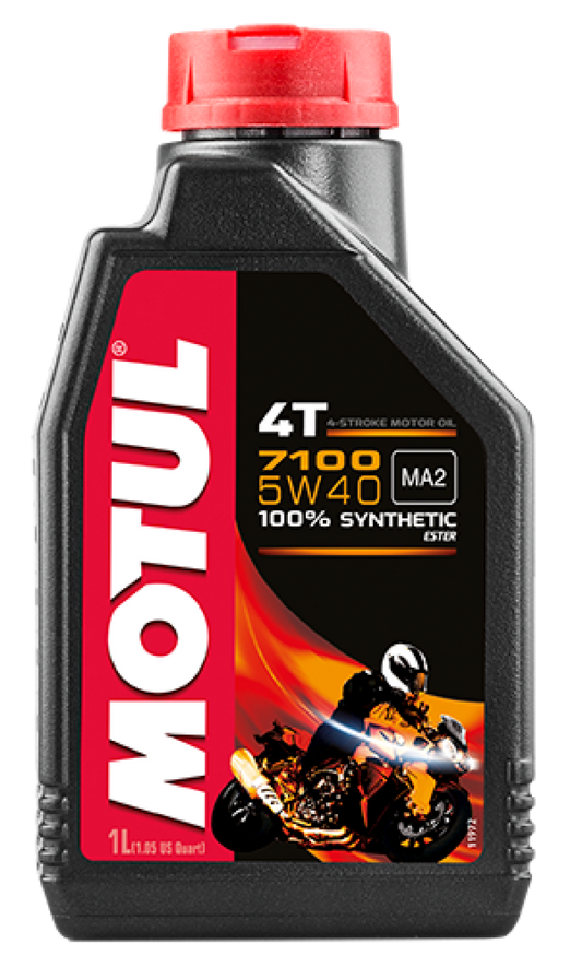 Motul 104086 1L 7100 4-Stroke Engine Oil 5W40 4T