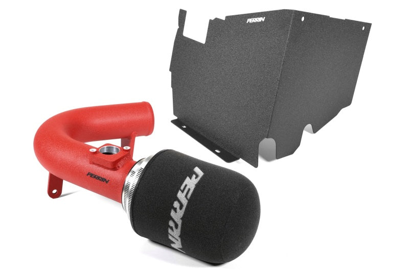 Perrin Performance PSP-INT-328RD PERRIN 22-25 Subaru WRX Cold Air Intake w/Heatshield - Red