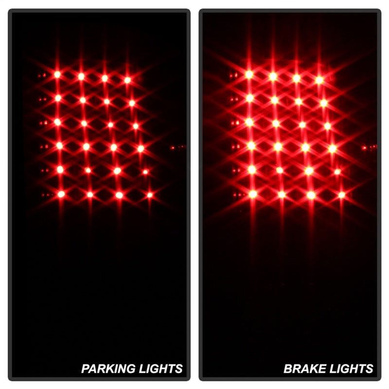 SPYDER 5013200 xTune Toyota Tundra 07-13 LED Tail Lights Black ALT-ON-TTU07-LED-BK
