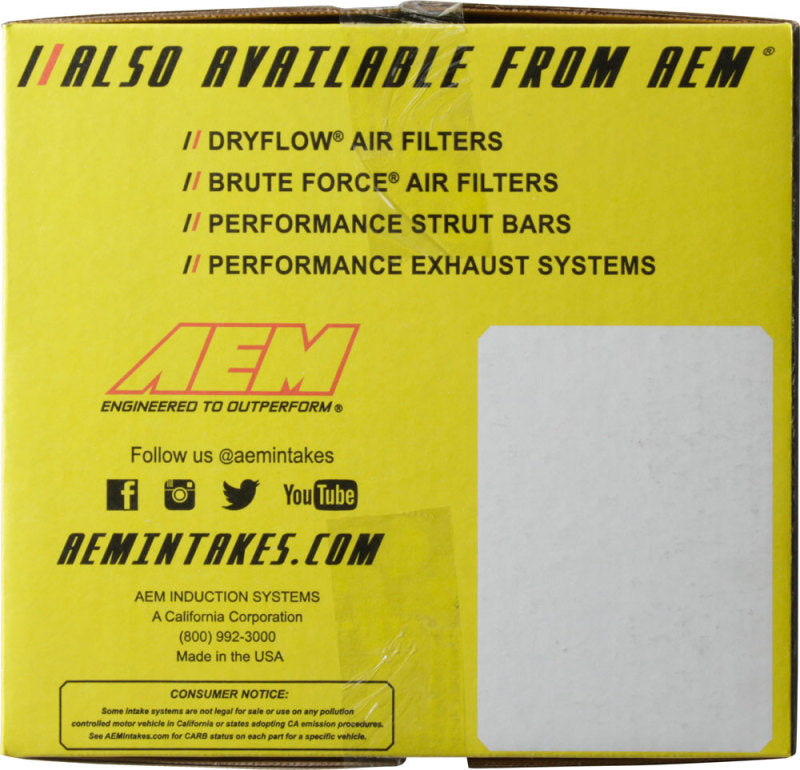 AEM Induction 21-729C 10-13 C.A.S Mazda MX-Miata, 2.0L